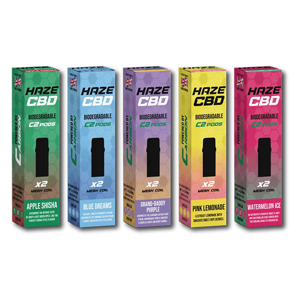 HAZE CBD C2 Pods 500mg Mesh Coil 2pcs