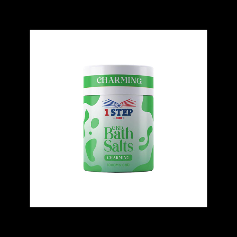 1 Step CBD 1000mg CBD Bath Salts - 500g (BUY 1 GET 1 FREE)