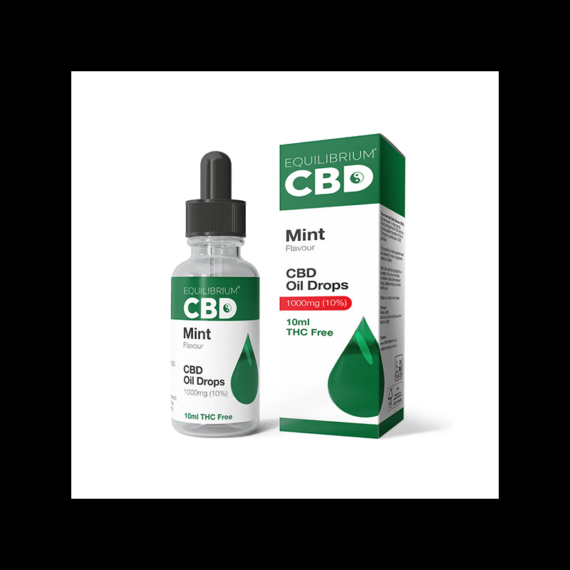 1000mg Equilibrium CBD Oil 10ml - Mint Flavour