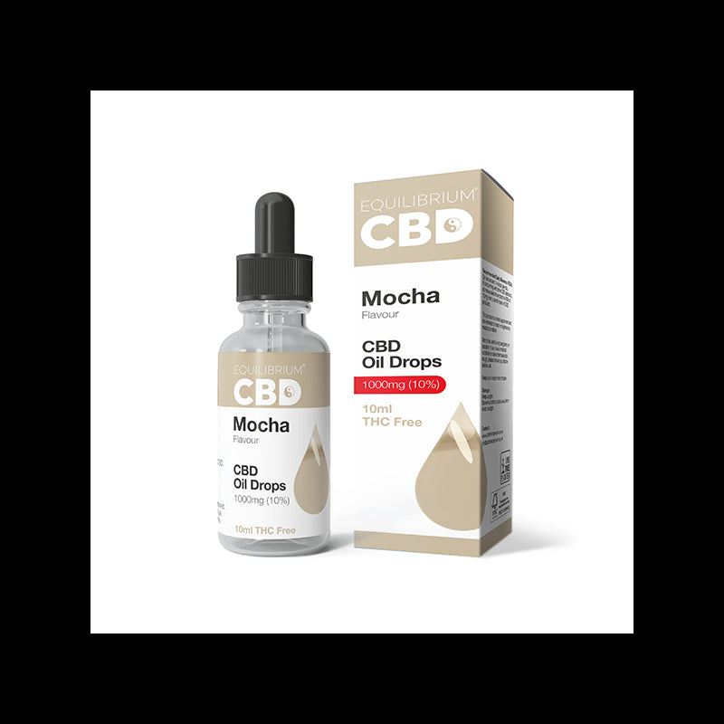 1000mg Equilibrium CBD Oil 10ml - Mocha Flavour