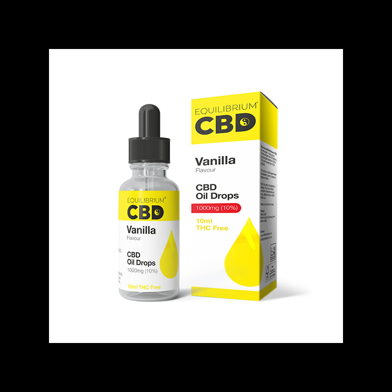 1000mg Equilibrium CBD Oil 10ml - Vanilla Flavour