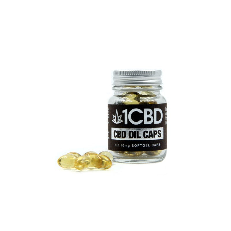 1CBD Soft Gel Capsules 10mg CBD 30 Capsules