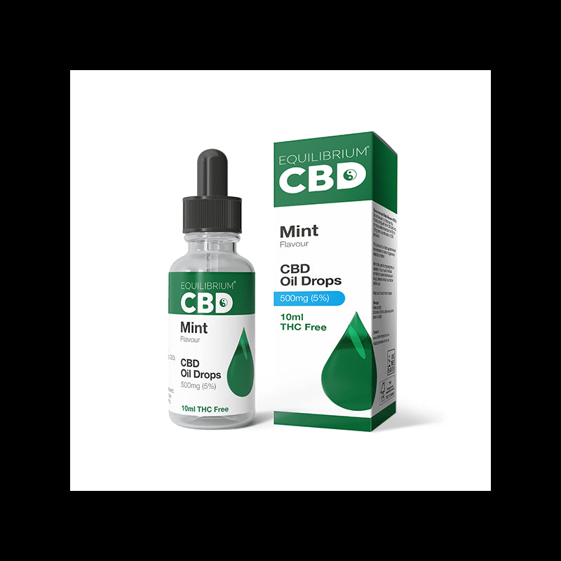 500mg Equilibrium CBD Oil 10ml - Mint Flavour (BUY 1 GET 1 FREE)