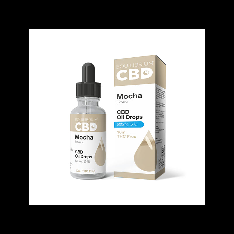 500mg Equilibrium CBD Oil 10ml - Mocha Flavour (BUY 1 GET 1 FREE)