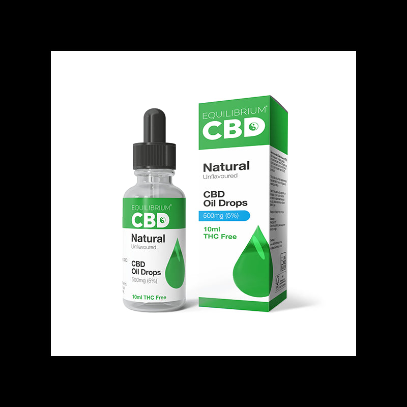 500mg Equilibrium CBD Oil 10ml - Natural Flavour