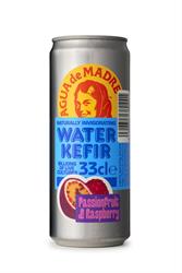 Agua de Madre Passion Fruit & Raspberry Water Kefir Can 330ml