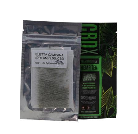 CBD X Premium Grade Hemp Tea 2pcs/pack