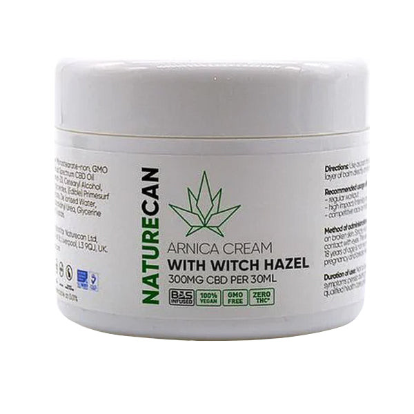 Naturecan CBD Arnica Cream And Witch Hazel 1000mg 100ml