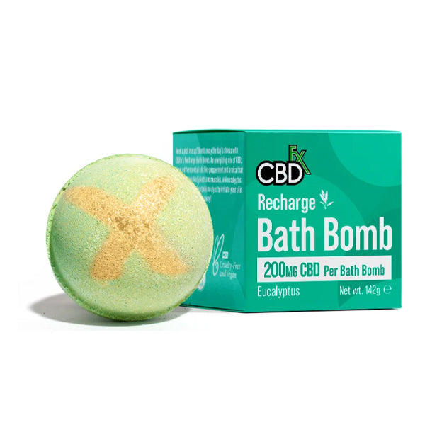 CBD +FX Bath Bomb 200mg 142g