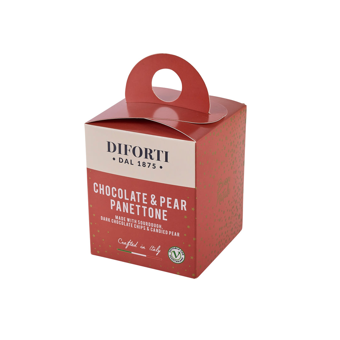 Diforti Dark Chocolate & Pear Panettone 100g