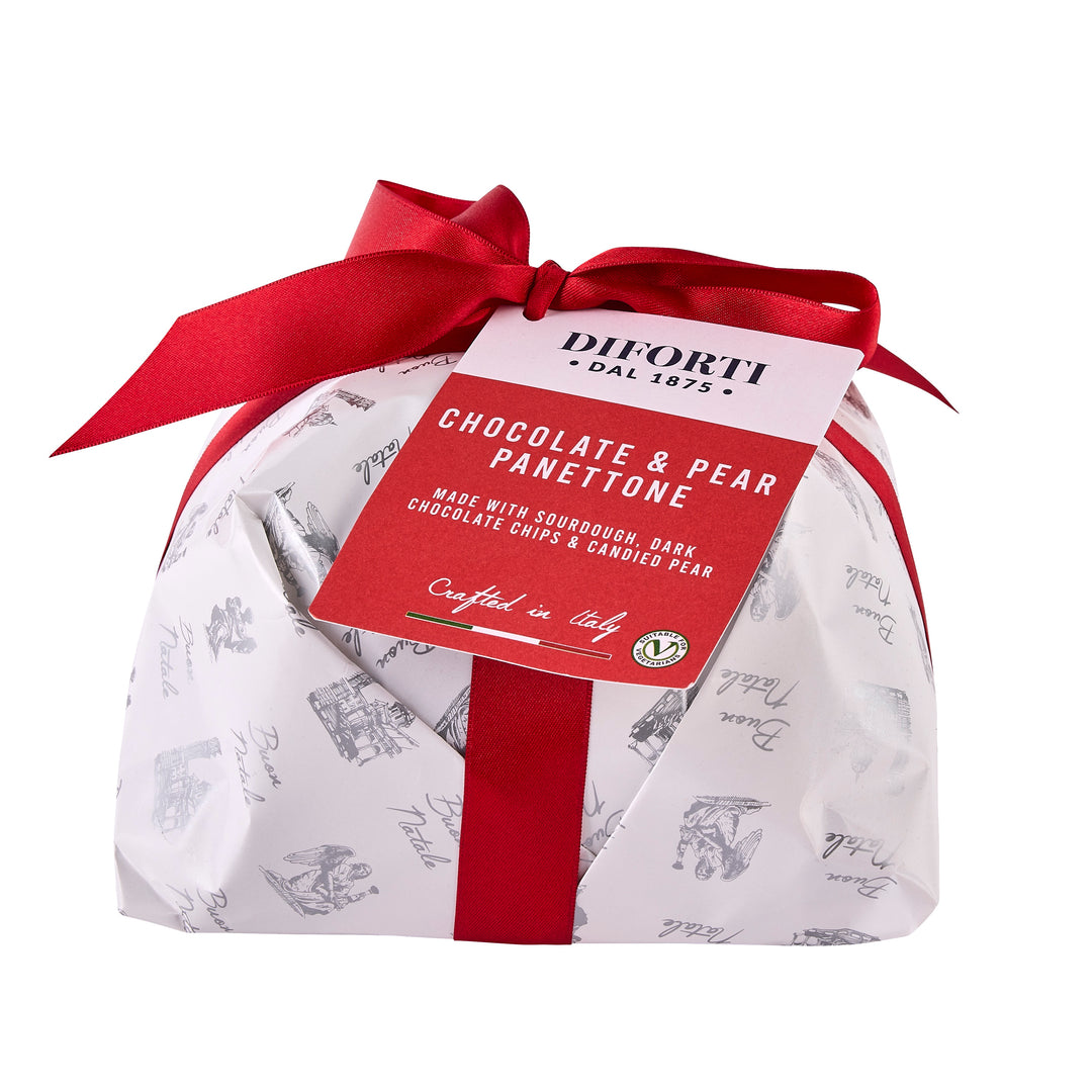 Diforti Dark Chocolate & Pear Panettone 500g