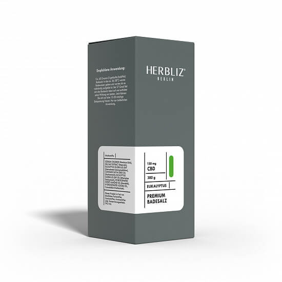 Herbliz Berlin CBD Premium Bath Salts 150mg 300g