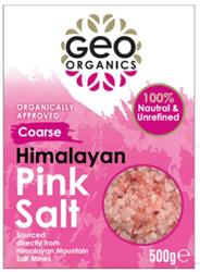 Geo Organics Himalayan Pink Salt - Coarse 500g