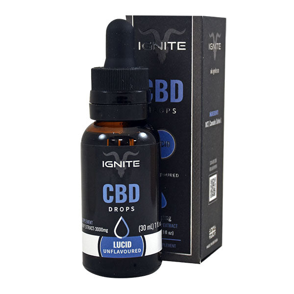 Ignite CBD Drops Lucid - Unflavoured 30ml