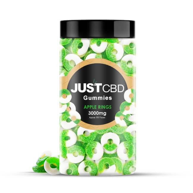 Just CBD Gummies Apple Rings