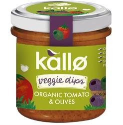 Organic Tomato & Olives Dip 135g