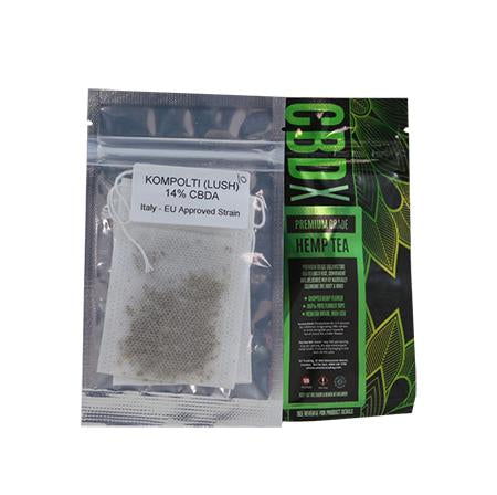 CBD X Premium Grade Hemp Tea 2pcs/pack