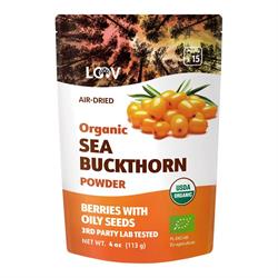 Organic Sea Buckthorn Air-Dried Powder 113g