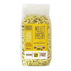 Mill&Folks Millet Pasta Elbow 200g Gluten free Vegan