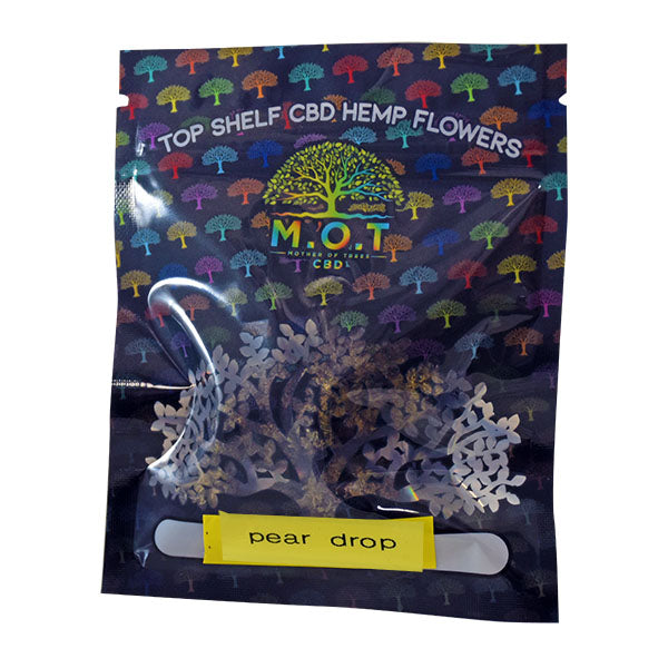 CBD Office - Mother of Trees Top Shelf CBD Hemp Flower Pear Drop