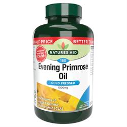 Evening Primrose Oil - 1000mg - 180 Caps