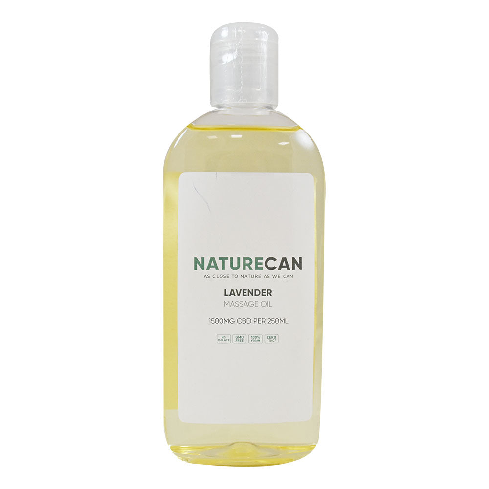 Naturecan Massage Oil Lavender 1500mg 250ml