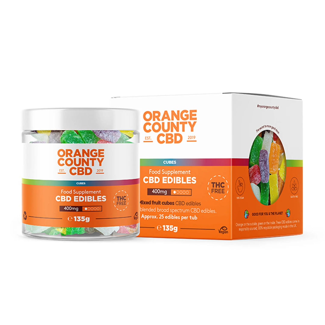 Orange County CBD Gummy Cubes