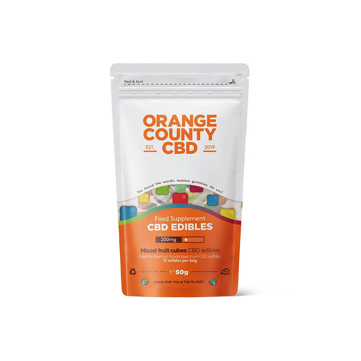 Orange County CBD Gummy Cubes