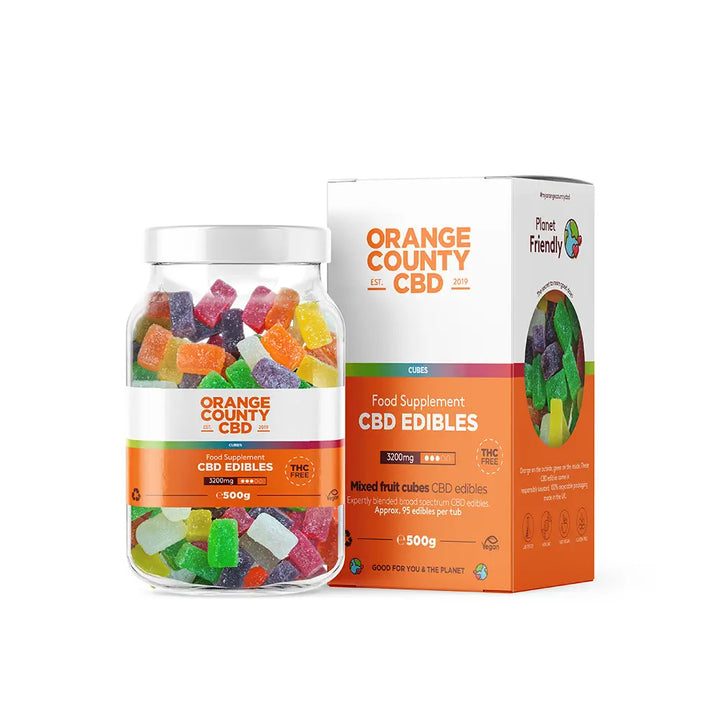 Orange County CBD Gummy Cubes