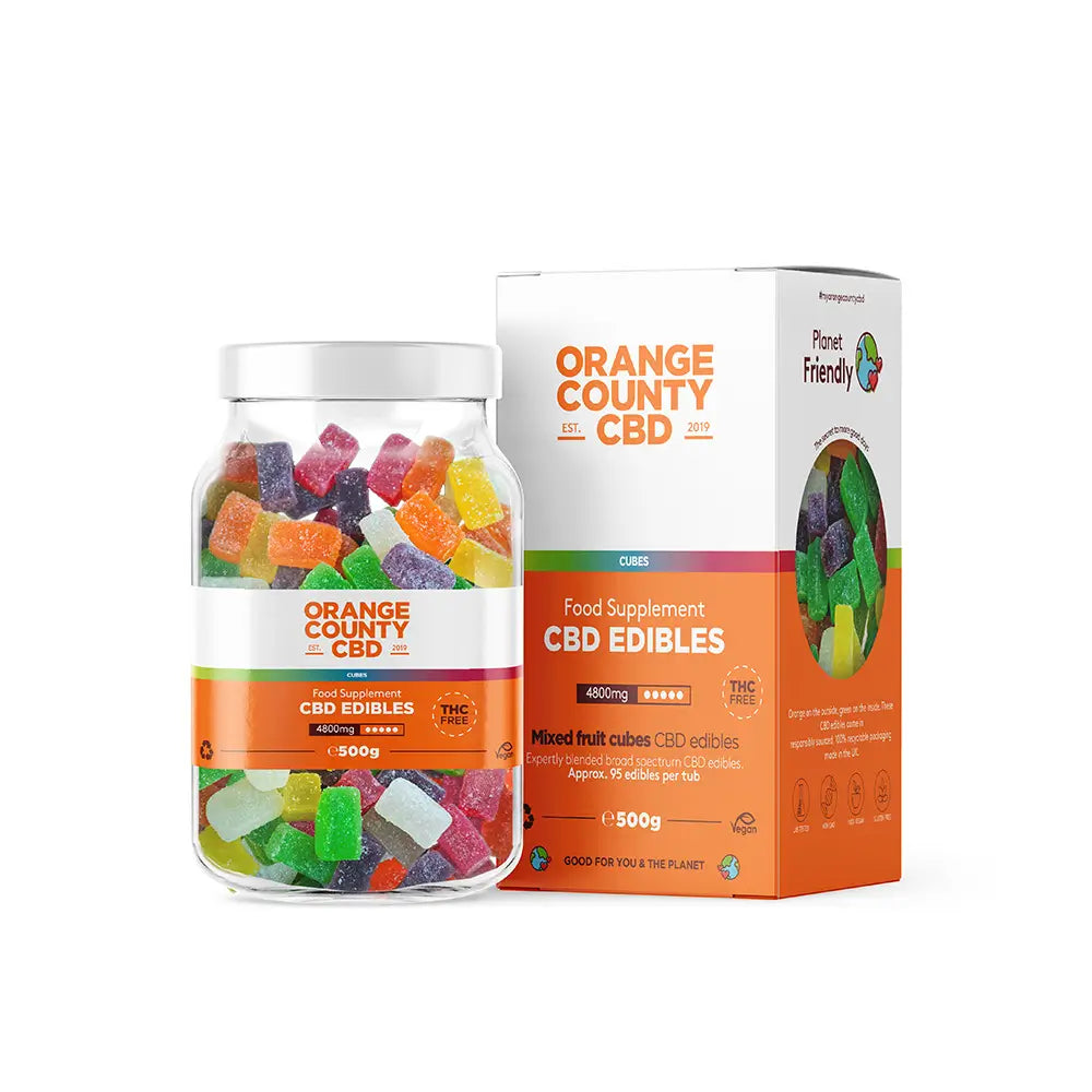 Orange County CBD Gummy Cubes