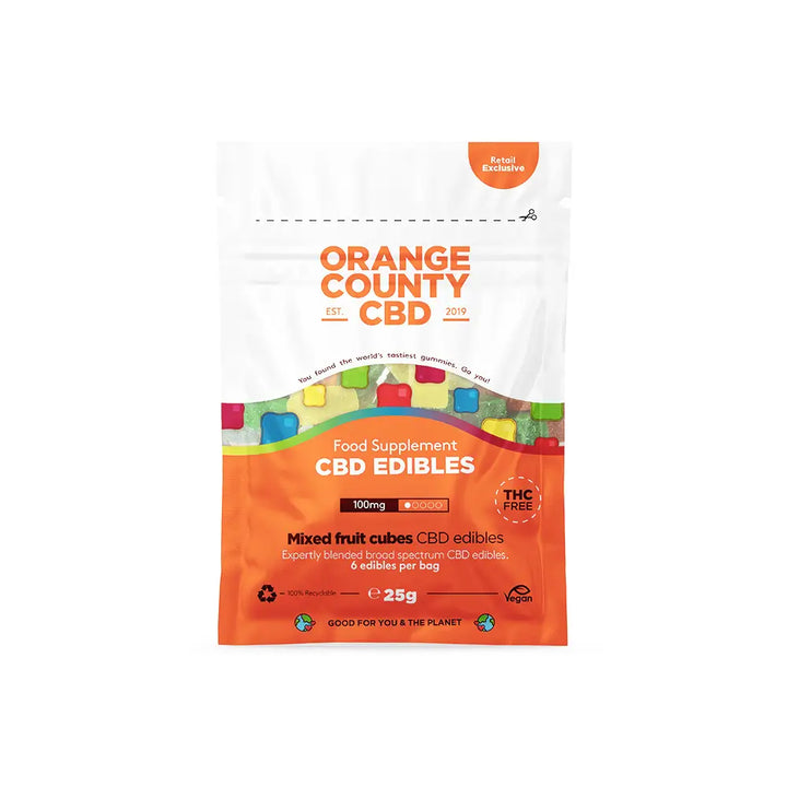 Orange County CBD Gummy Cubes