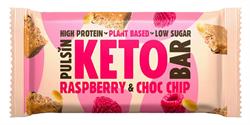 Raspberry Choc Chip Keto Bar 50g