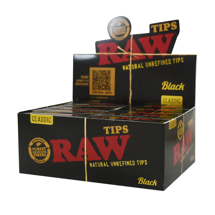 RAW Classic Tips Black