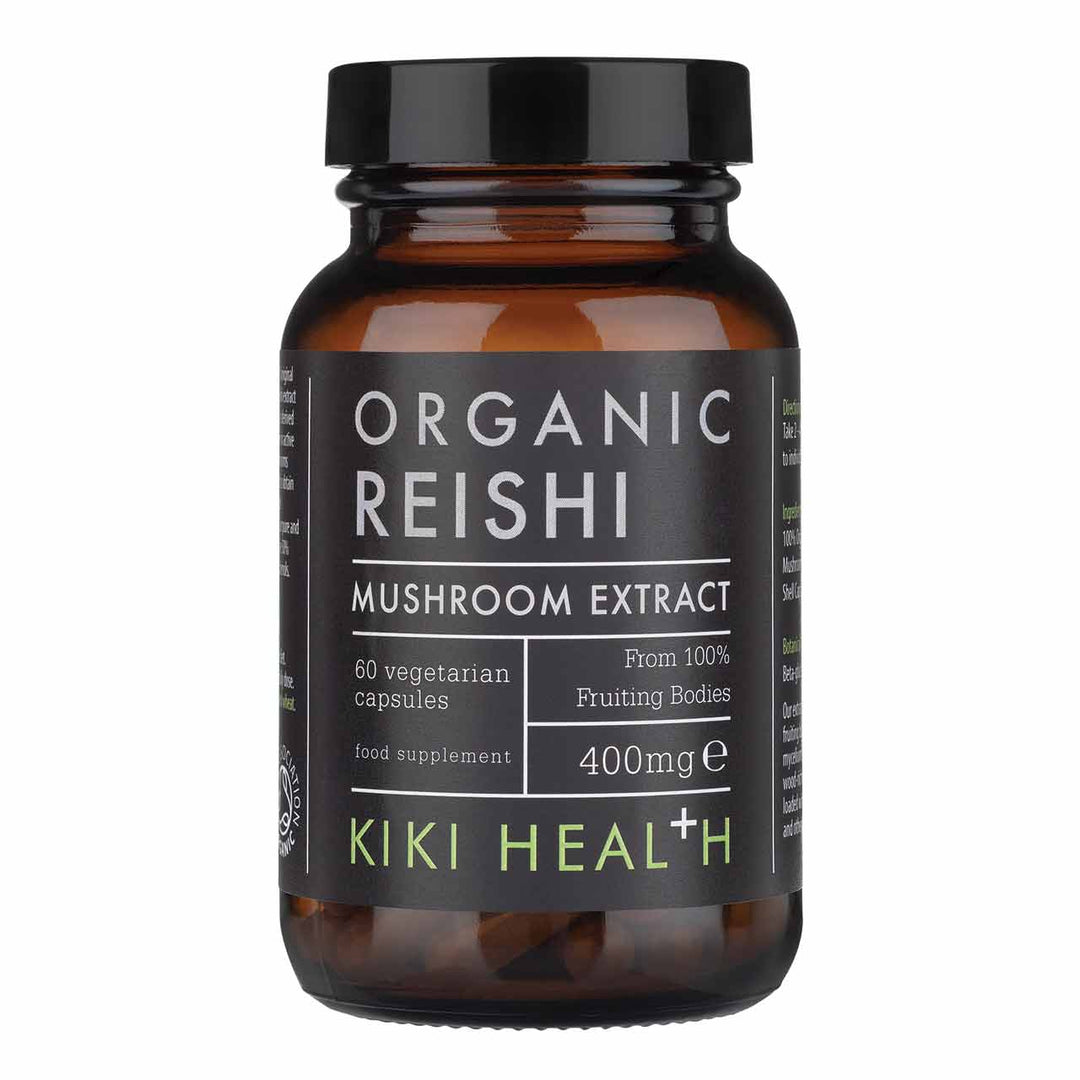 KIKI HEALTH Organic Mushroom Extract 60 vegetarian capsules