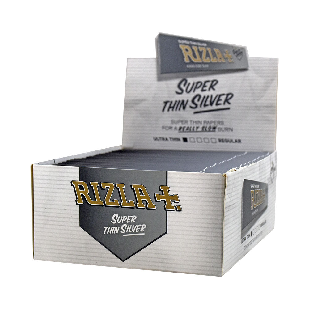 RIZLA Super Thin Silver King Size Slim Booklets