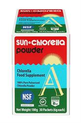 Sun Chlorella A Powder -box of 30 x 6g sachets