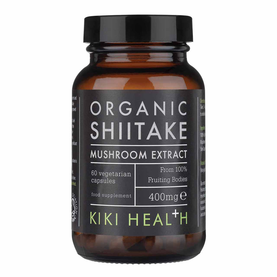 KIKI HEALTH Organic Mushroom Extract 60 vegetarian capsules