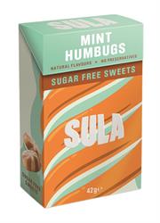 Sula Mint Humbugs Sweets Sugar Free 42g