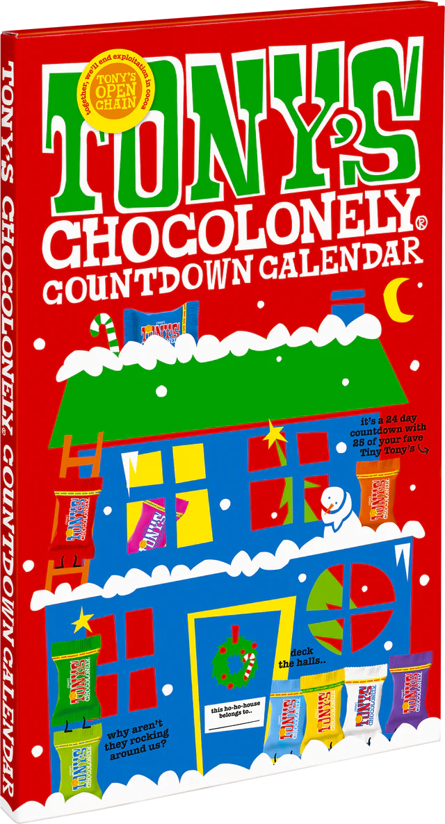 BIG Tony's Chocolonely Countdown Advent Calendar 2024 225g