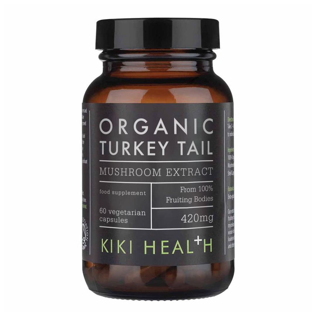 KIKI HEALTH Organic Mushroom Extract 60 vegetarian capsules