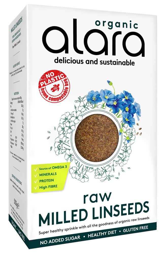 Organic Raw Milled Linseeds 500g