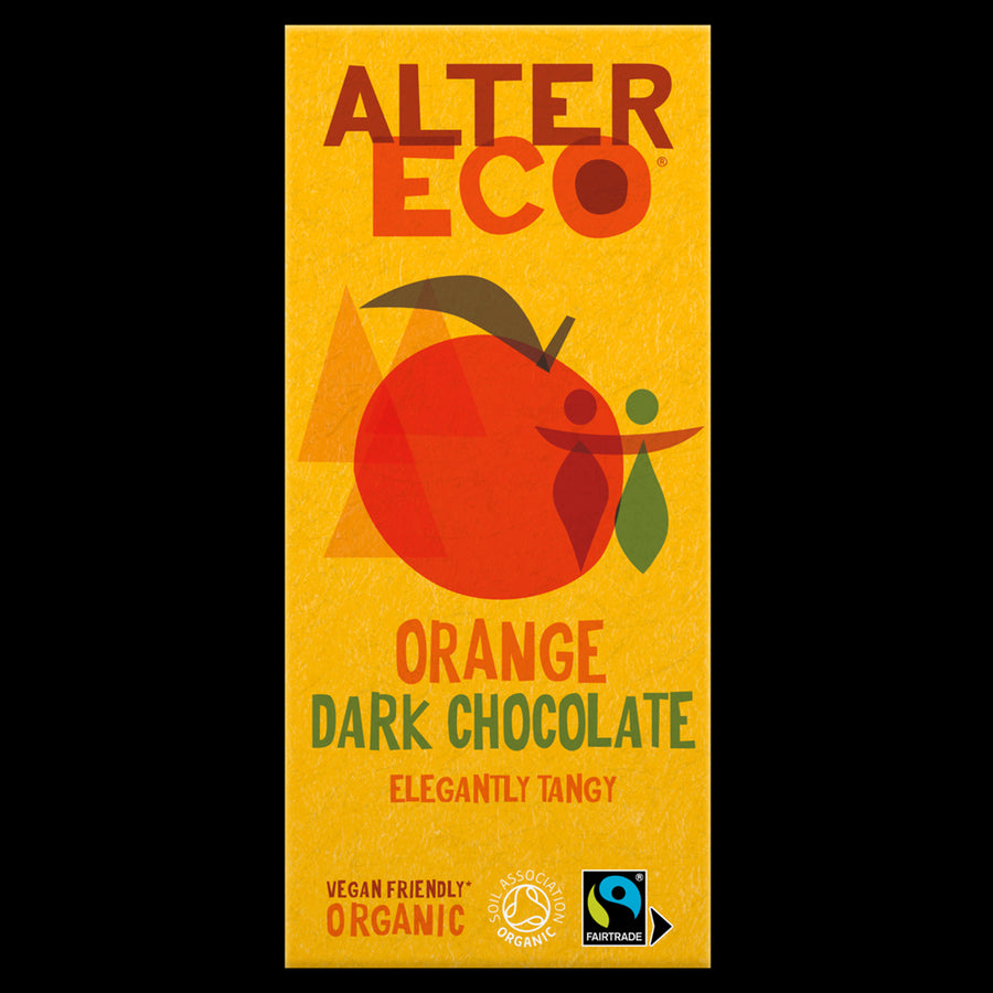 AlterEco Organic Dark Chocolate with Orange 100g