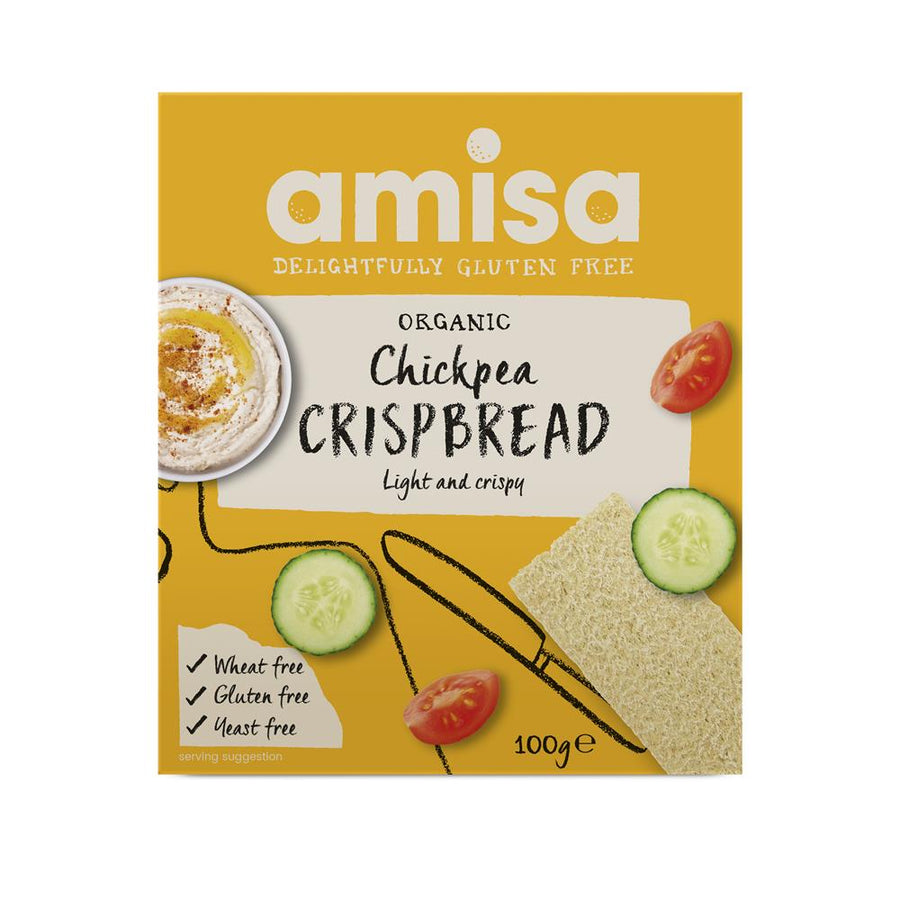 Organic Chickpea Crispbread 100g