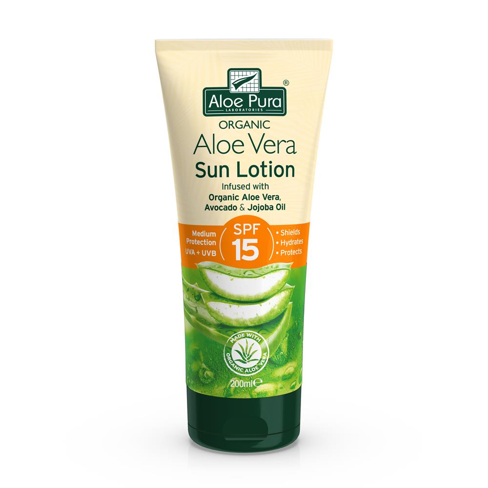 Aloe Vera Sun Lotion SPF15 200ml