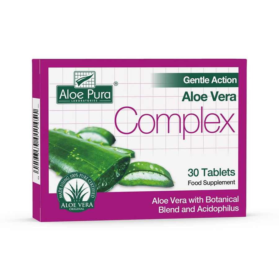 Aloe Pura Aloe Vera Gentle Action Complex 30 Tablets