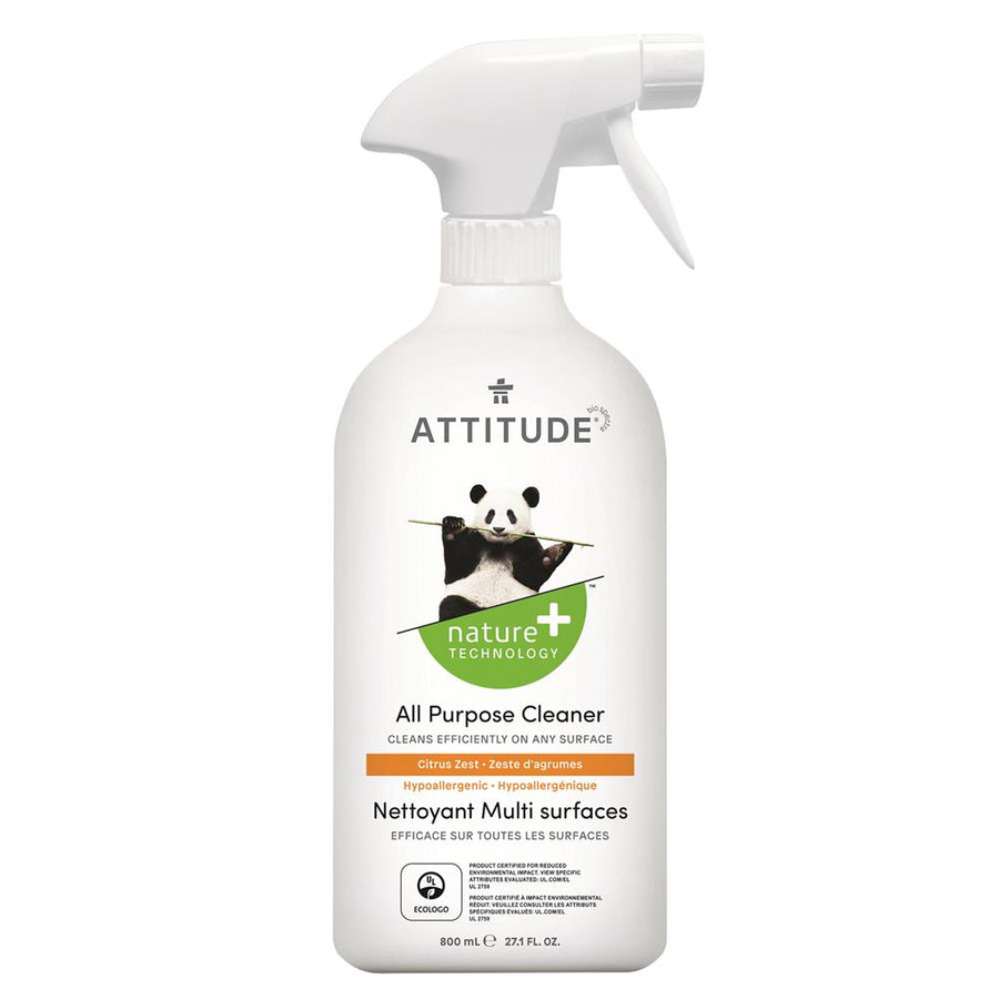 Attitude Multi Surface Cleaner - 800ml Citrus Zest