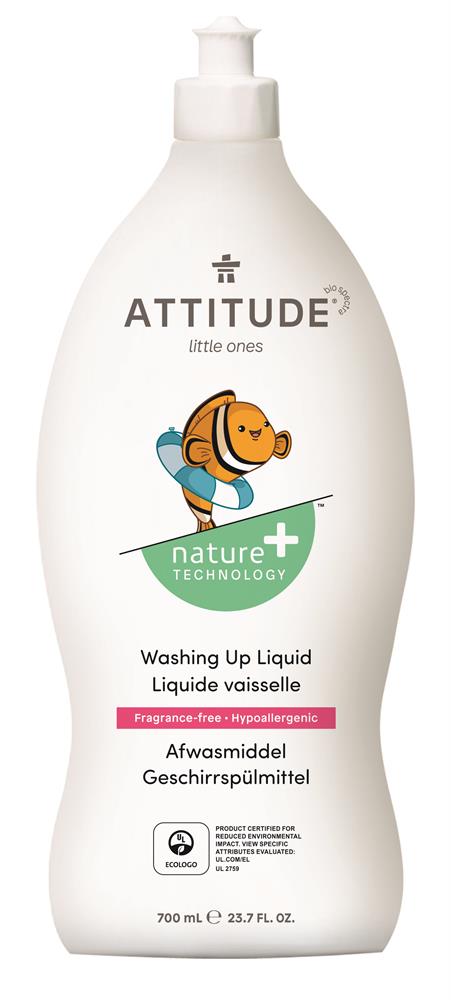 Little ones Washing Up Liquid - Fragrance Free 700ml