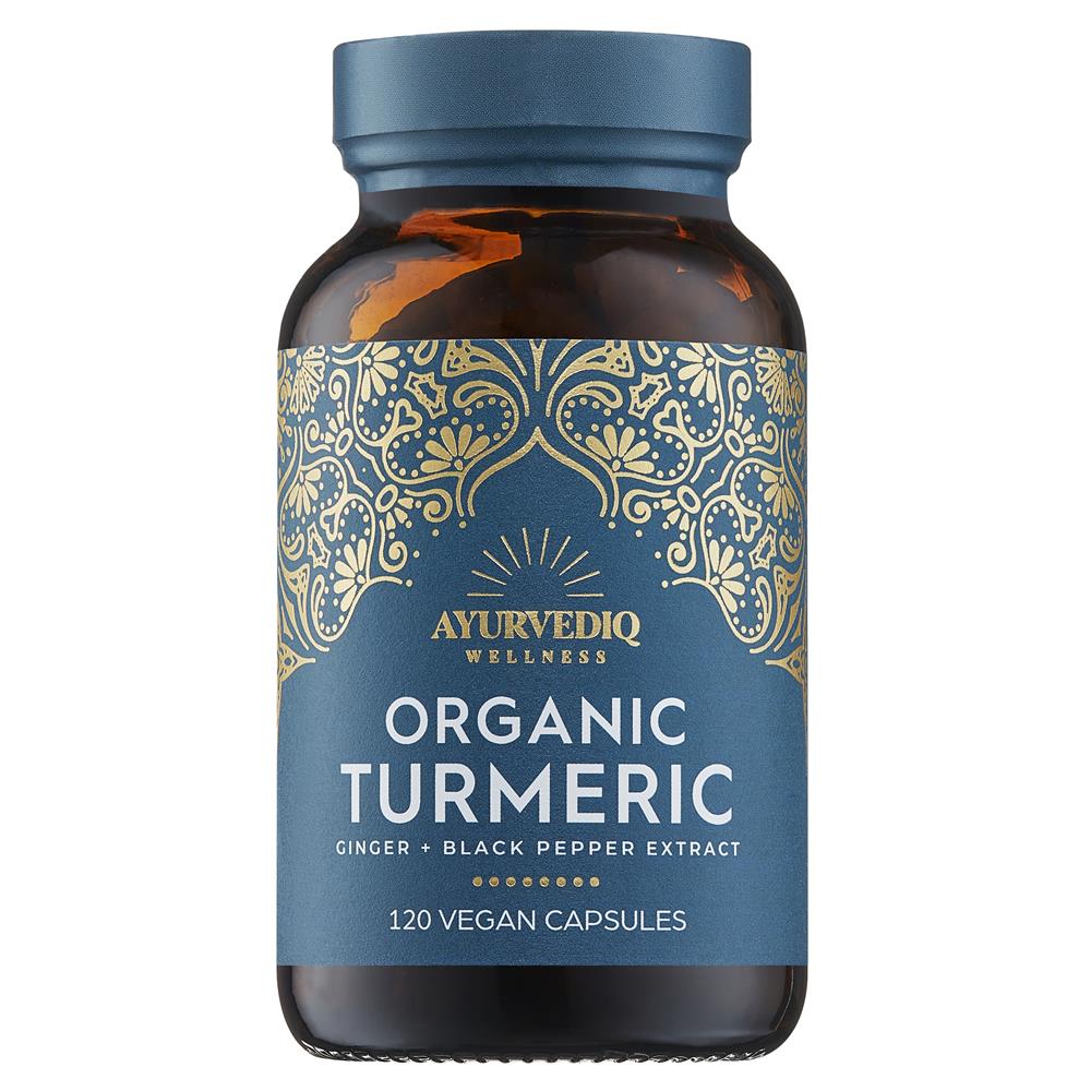 Organic Turmeric Ginger & Black Pepper Extract Caps - 120's