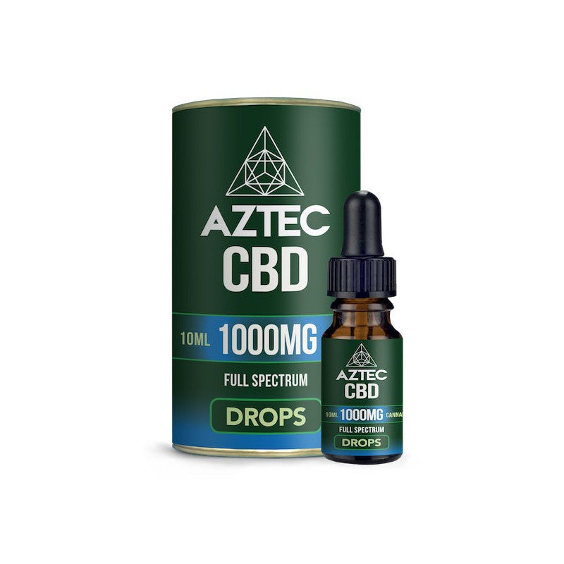 Aztec CBD Full Spectrum Hemp Oil 1000mg CBD 10ml