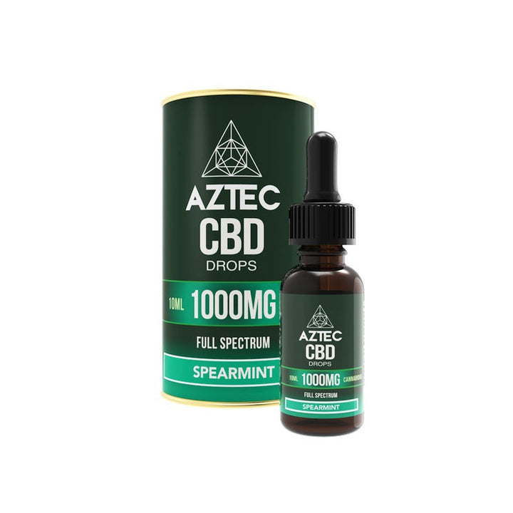 Aztec CBD Full Spectrum Hemp Oil 1000mg CBD 10ml